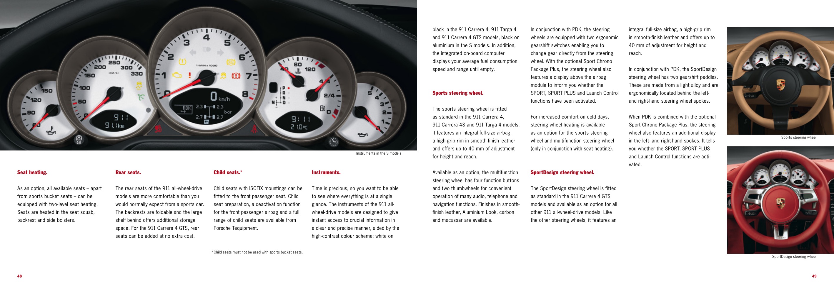 2012 Porsche 911 997 Brochure Page 26
